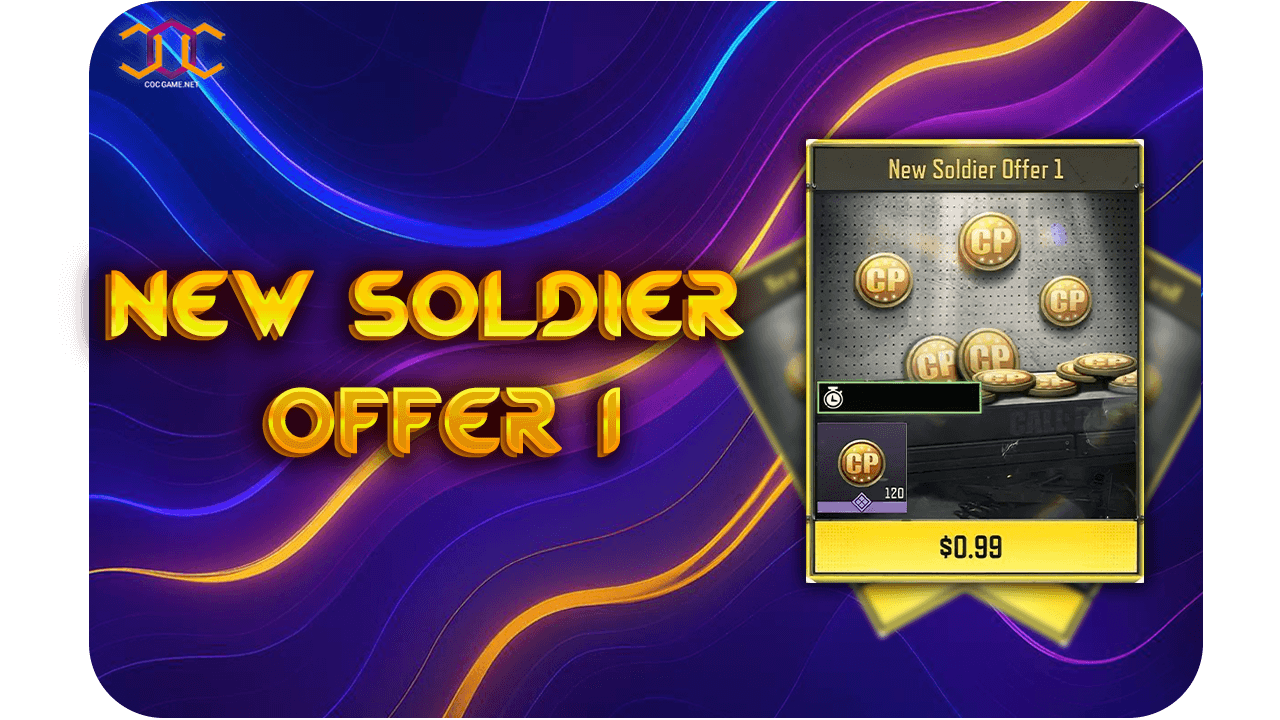 خرید آفر New Soldier 1 کالاف دیوتی –موبایل ⚡