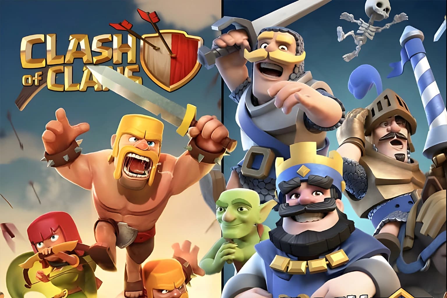 جم کلش و کلش رویال