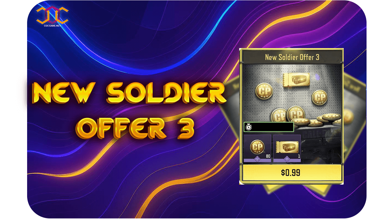 خرید آفر New Soldier Offer 3 کالاف دیوتی –موبایل ⚡