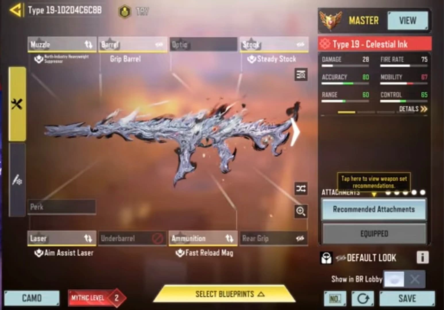 اتچمنت Type 19 برای بتل رویال کالاف دیوتی موبایل