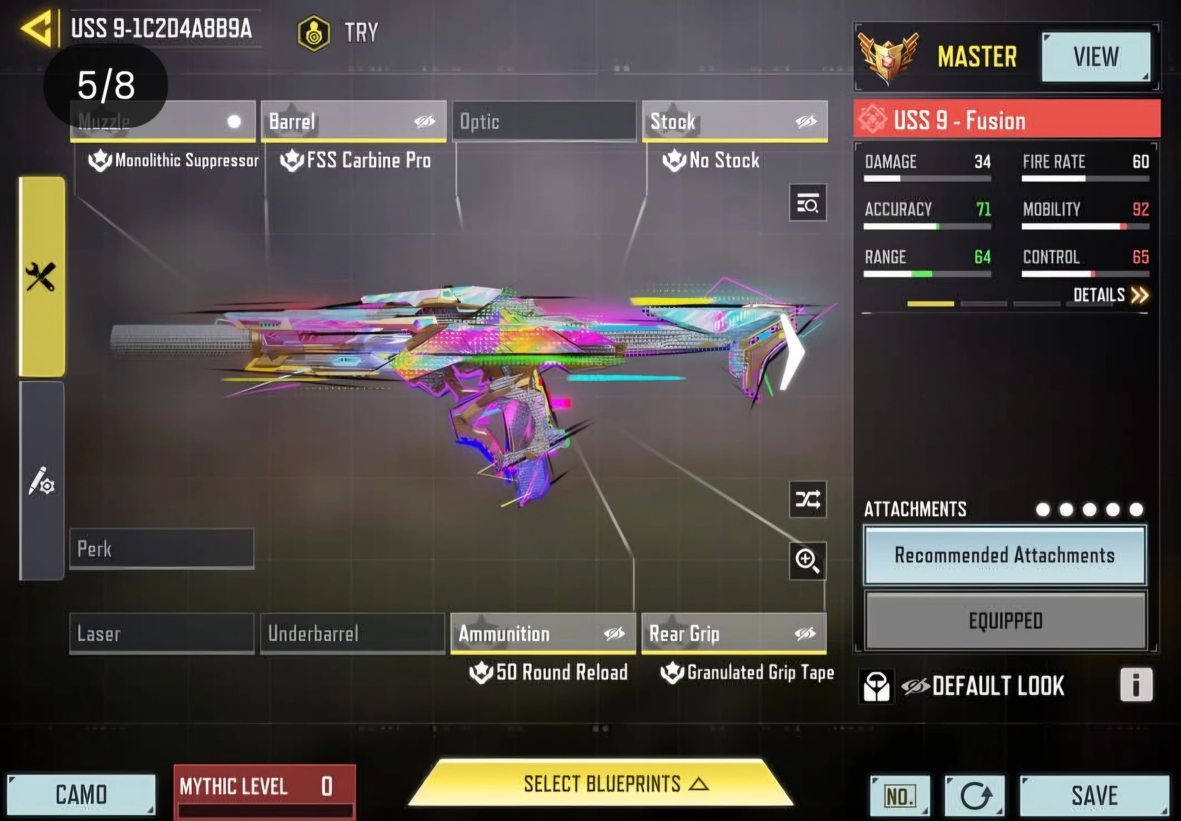 اتچمنت USS 9 برای مولتیپلیر کالاف دیوتی موبایل