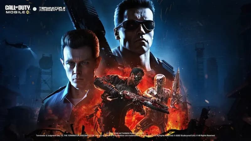 همکاری Terminator 2 با کالاف دیوتی موبایل | کاراکترها و سلاحهای لجندری