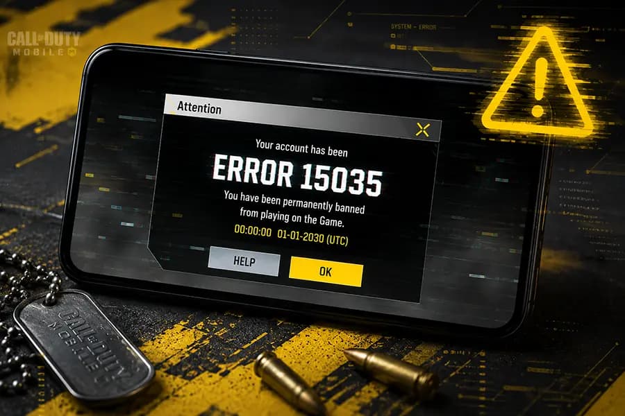 رفع مشکل ارور 15035 کالاف دیوتی موبایل